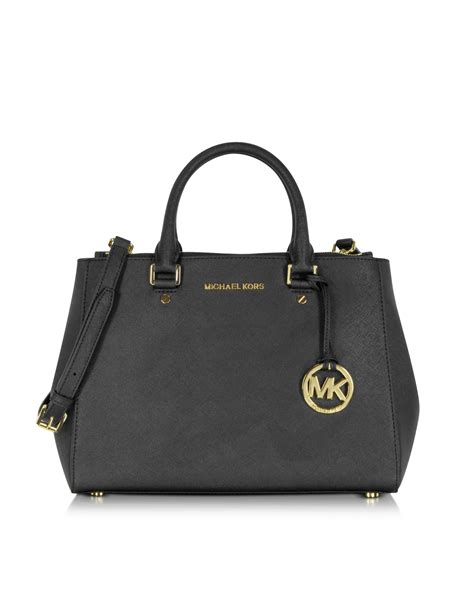 michael kors cynthia medium saffiano leather satchel black|Michael Kors saffiano tote large.